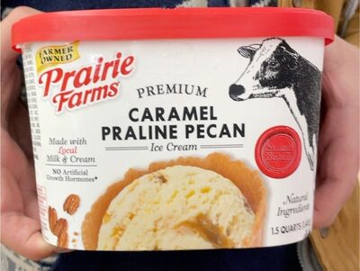 Caramel Praline Pecan Premium Ice Cream, Caramel Praline Pecan