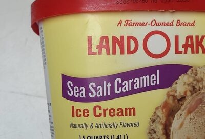 Sea Salt Caramel Flavored Ice Cream, Sea Salt Caramel
