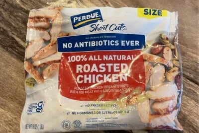 Roasted Chicken Breast Strips With Rib Meat With Savory Seasoning, Roasted Chicken