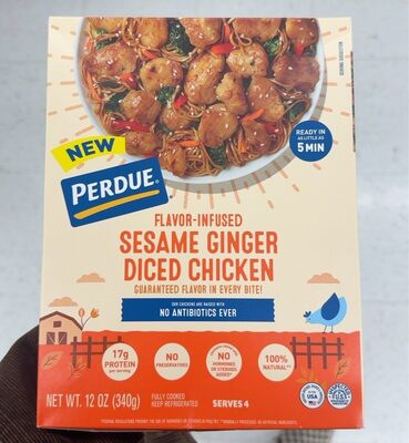 Flavor-Infused Sesame Ginger Diced Chicken