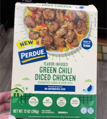 Flavor-Infused Green Chili Diced Chicken