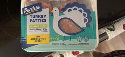 93% Lean/7% Fat Ground Turkey Patties