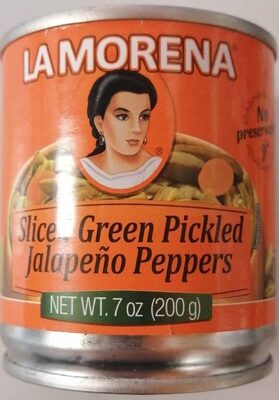 Sliced Green Pickled Jalapeo Peppers