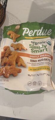 Lightly Breaded Chicken Breast Dino Nuggets, Lightly Breaded