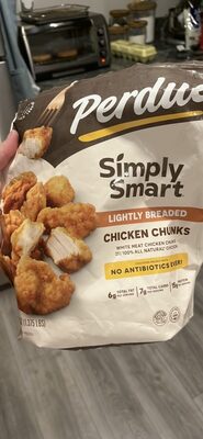 Lightly Breaded Chicken Breast Chunks With Rib Meat, Lightly Breaded