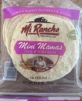 Mini Mamas Street Taco Flour Tortillas