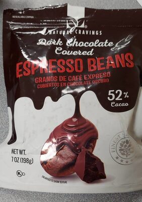 Dark Chocolate Covered Espresso Beans, Dark Chocolate