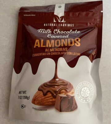 Milk Chocolate Covered Almonds, Milk Chocolate