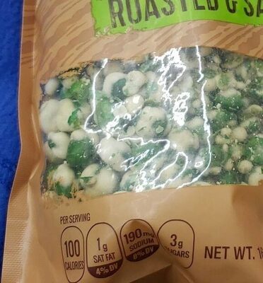 Roasted & Salted Wasabi Peas, Roasted & Salted
