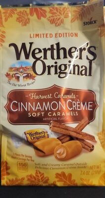 Harvest Caramels Cinnamon Crme Soft Caramels, Cinnamon Crme