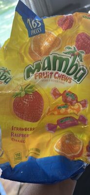 Strawberry, Raspberry, Orange Fruit Chews, Strawberry, Raspberry, Orange