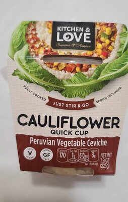 Peruvian Vegetable Ceviche Cauliflower Quick Meal