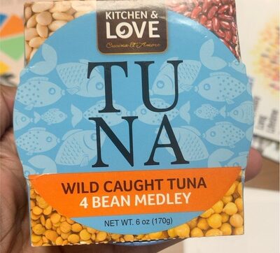 4 Bean Medley Wild Caught Tuna, 4 Bean Medley
