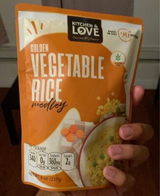 Golden Vegetable Rice Medley, Golden Vegetable Rice
