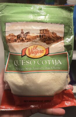 Queso Cotija Mexican-Style Grated Cotija Cheese, Queso Cotija