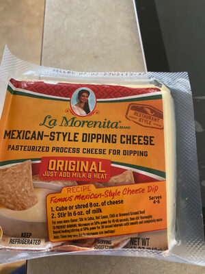 Original Queso Melt Pasteurized Process Dipping Cheese, Original Queso Melt