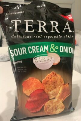 Sour Cream & Onion Real Vegetable Chips, Sour Cream & Onion