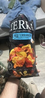 Mediterranean Garlic & Herbs Real Vegetable Chips, Mediterranean Garlic & Herbs