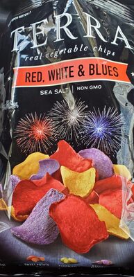 Red, White & Blues Sea Salt Real Vegetable Chips, Sea Salt