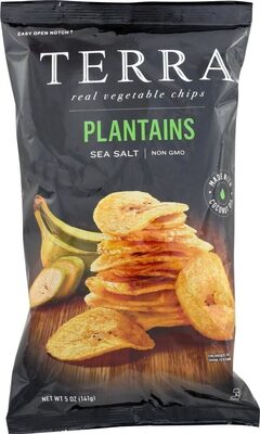 Plantains Sea Salt Real Vegetable Chips, Plantains