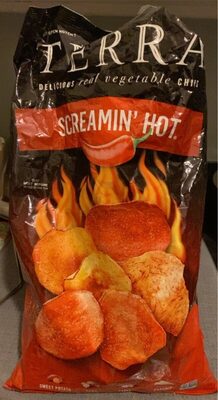 Screamin' Hot Real Vegetable Chips, Screamin' Hot