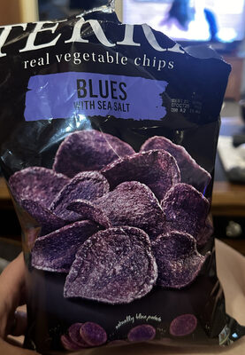 Blues Sea Salt Real Vegetable Potato Chips, Blues