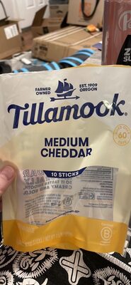 Medium Cheddar Cheese Sticks, Medium Cheddar