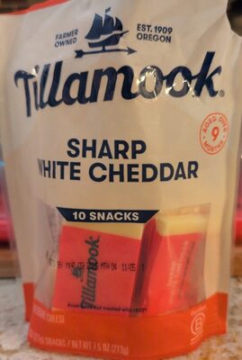 Sharp White Cheddar Cheese Snack Portions, Sharp White Cheddar