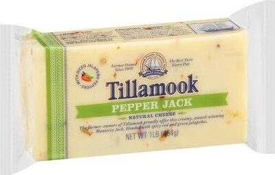 Pepper Jack Monterey Jack Cheese With Jalapeno Peppers, Pepper Jack