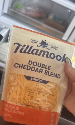 Double Cheddar Blend Sharp Medium And White Cheddar Shredded Cheese, Double Cheddar Blend
