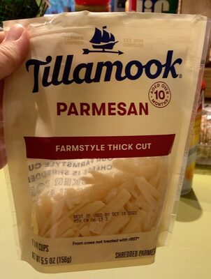 Parmesan Farmstyle Thick Cut Shredded Parmesan Cheese, Parmesan