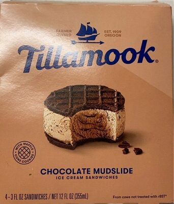 Chocolate Mudslide Ice Cream Sandwiches, Chocolate