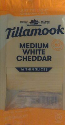 Medium White Cheddar Cheese, Medium White Cheddar