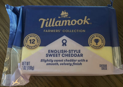 English-Style Sweet Cheddar Cheese, English-Style Sweet Cheddar