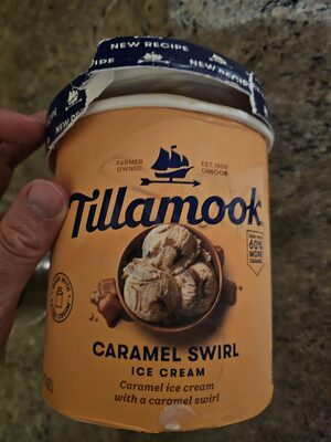 Caramel Swirl Old Fashioned Vanilla Ice Cream With A Caramel Swirl Ice Cream, Caramel Swirl