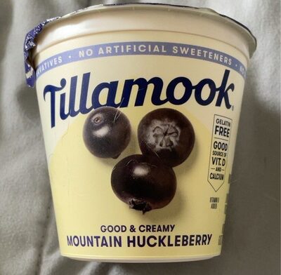 Mountain Huckleberry Blended Good & Creamy Lowfat Yogurt, Mountain Huckleberry