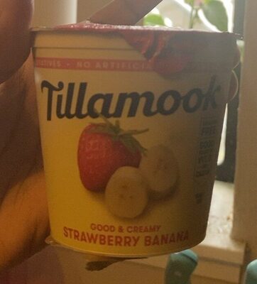 Strawberry Banana Flavored Blended Lowfat Yogurt, Strawberry Banana