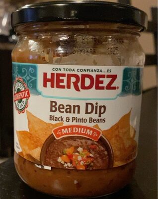 Medium Black & Pinto Beans Dip, Medium