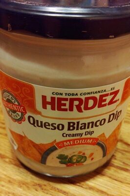 Medium Queso Blanco Cheese Dip With Jalapenos, Medium Queso Blanco
