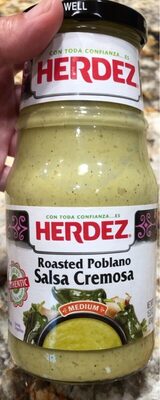 Medium Roasted Poblano Salsa Cremosa, Poblano