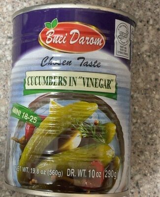 Mini In Vinegar Cucumbers