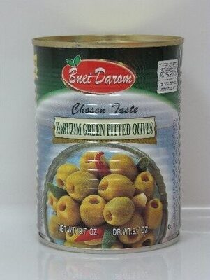 Green Pitted Olives