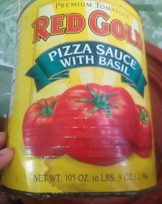 Red Gold Extra Heavy Pizza Sauce with Basil, 105oz Can