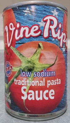 Vine Ripe Pasta Sauce Traditional Low Sodium 15oz