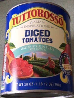 Italian Style In Puree With Olive Oil Diced Tomatoes, Italian Style