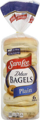 Plain Deluxe Bagels, Plain