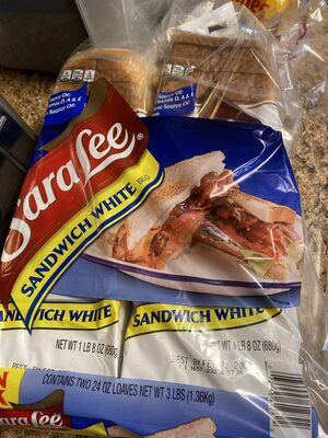 Sandwich White Bread, White