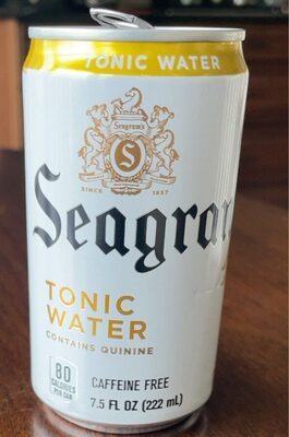 Seagram's Tonic Water, 7.5 Fl Oz, 6 Count