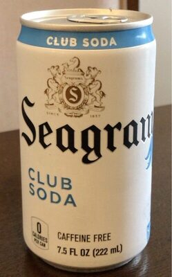 Seagram's Club Soda, 7.5 Fl Oz, 6 Count