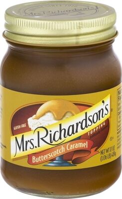 Mrs. Richardson's, Topping, Butterscotch Caramel, Butterscotch Caramel